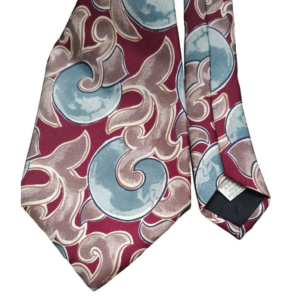 Oscar de la Renta Abstract Tie OS - Picture 2 of 6